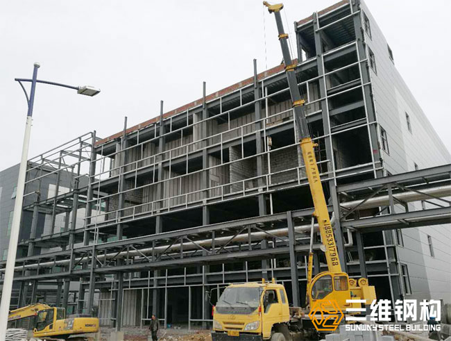 瑞陽(yáng)制藥原料藥高架立體庫(kù)及連廊工程案例圖1